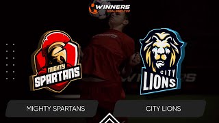 Winners Goal Pro Cup. Mighty Spartans - City Lions 22.05.24. First Group Stage. Group В