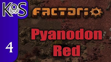 Factorio Pyanodon Red Ep 4: GREEN CIRCUITS & STONE - 0.16 - Gameplay, Let
