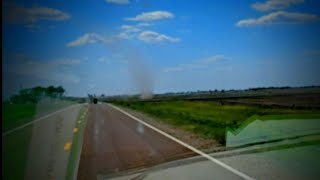 Drive directly through a Huge Dust Devil Tornado with me!  Nebraska Drought 2026