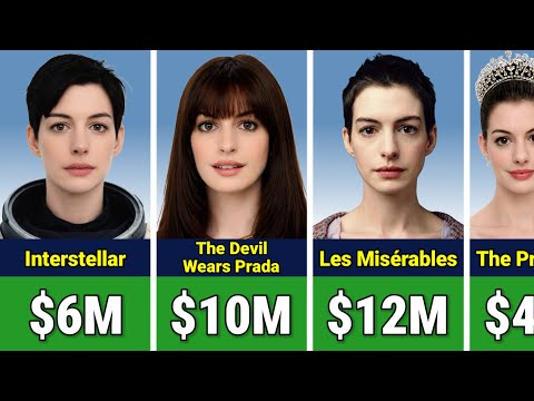 Video Anne Hathaway Paycheck For Every Movie She Ever Made