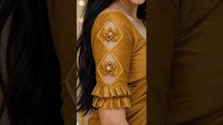 Wow So elegant and popular sleeve design 💯👌#viral #blouse