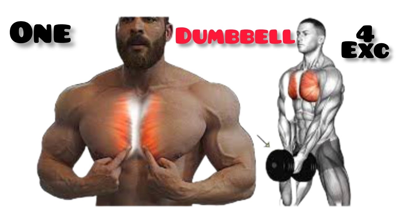 4 BEST CHEST WORKOUT WITH ONE DUMBBELL - YouTube