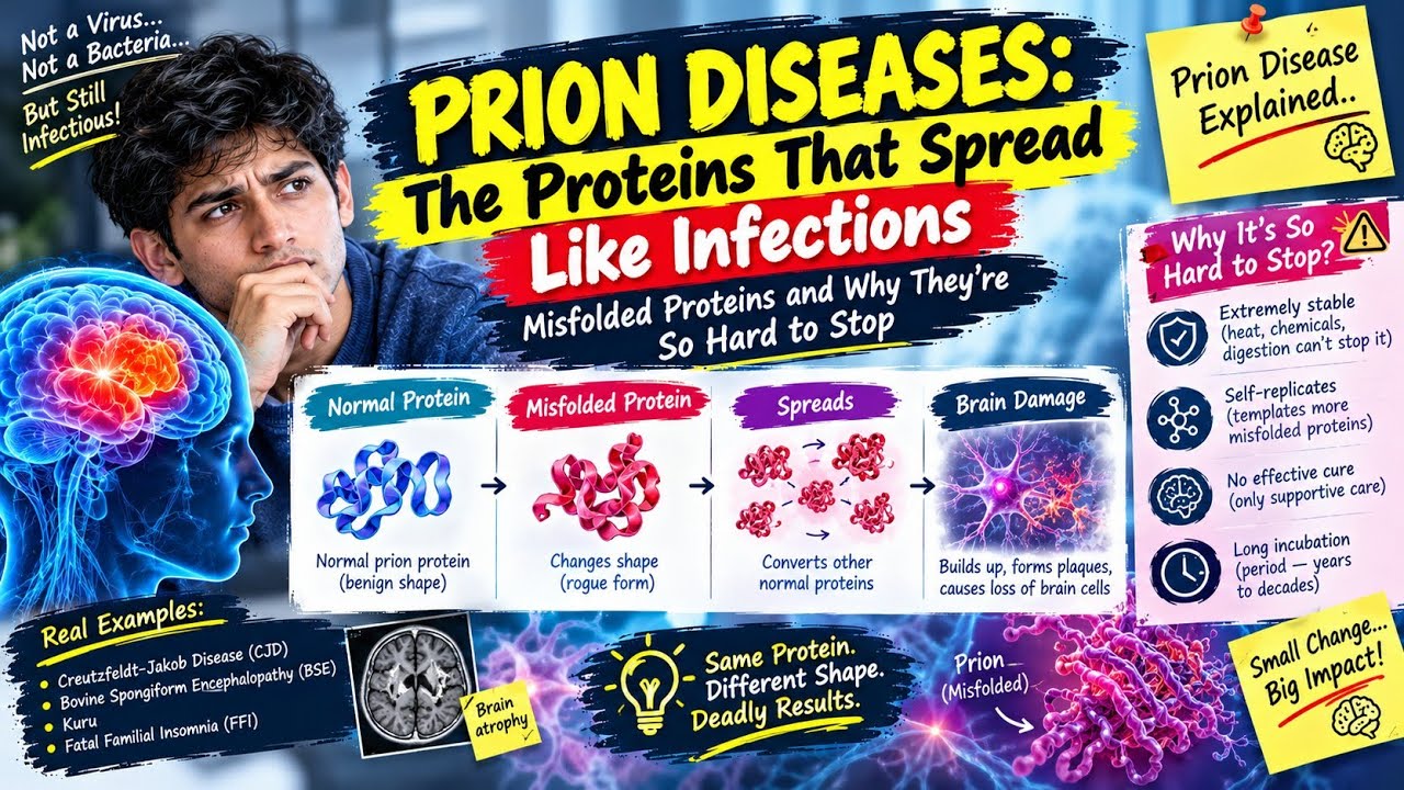 What Is Priorin Prion Disease Explained: How Misfolded Proteins Destroy the Brain 🧠 ...