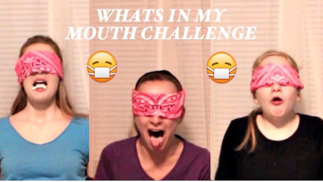 What's in my Mouth Challenge YouTube