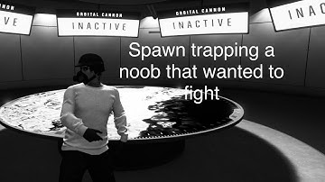 Spawn trapping a noob that wanted to fight/GTA ONLINE
