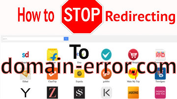 How to STOP Redirecting to “http://domain-error.com”