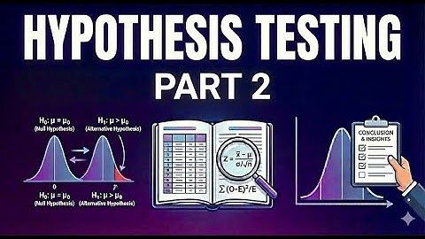 Hypothesis Testing - Part 2