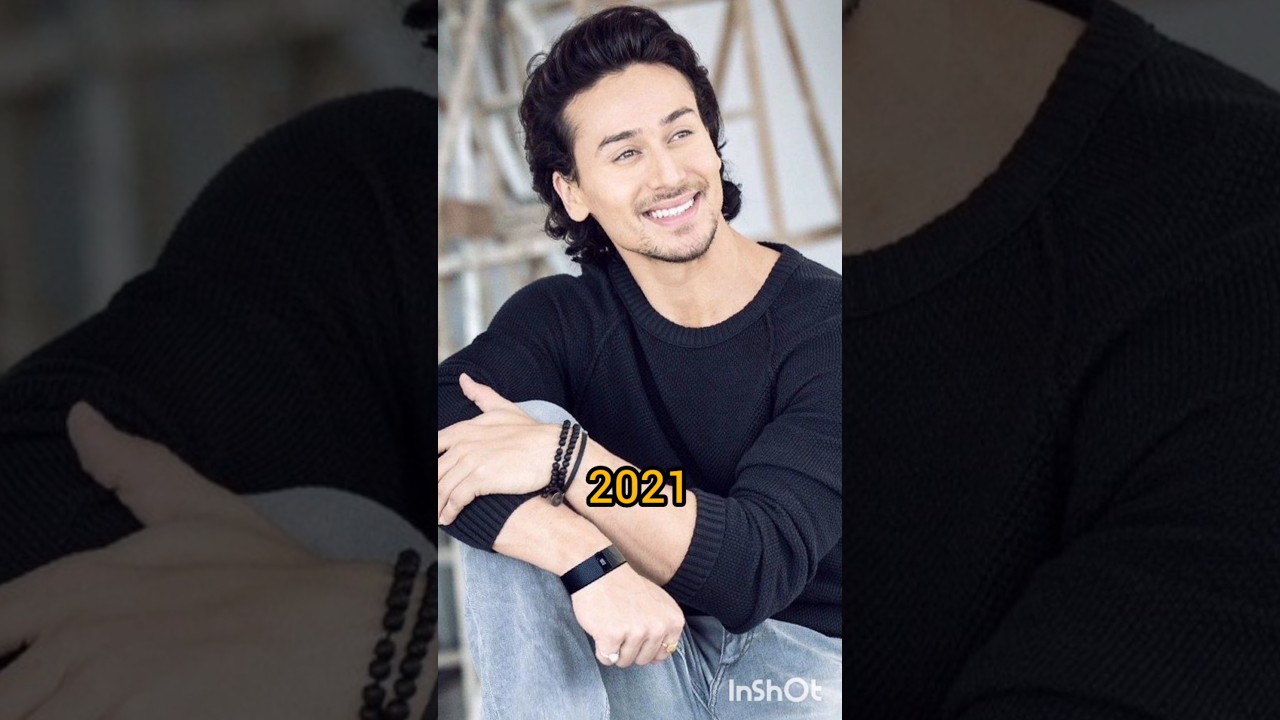 Evolution of Tiger shroff from 2013 to2023