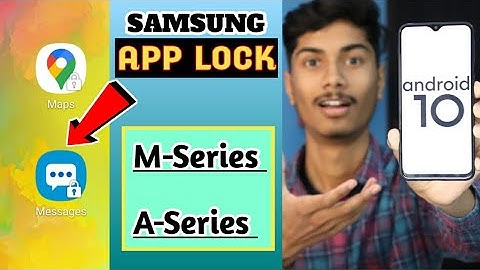 Galaxy A10/A20/A30/M10/M20/- How To Lock App On Samsung || How to enable applock in Samsung M20