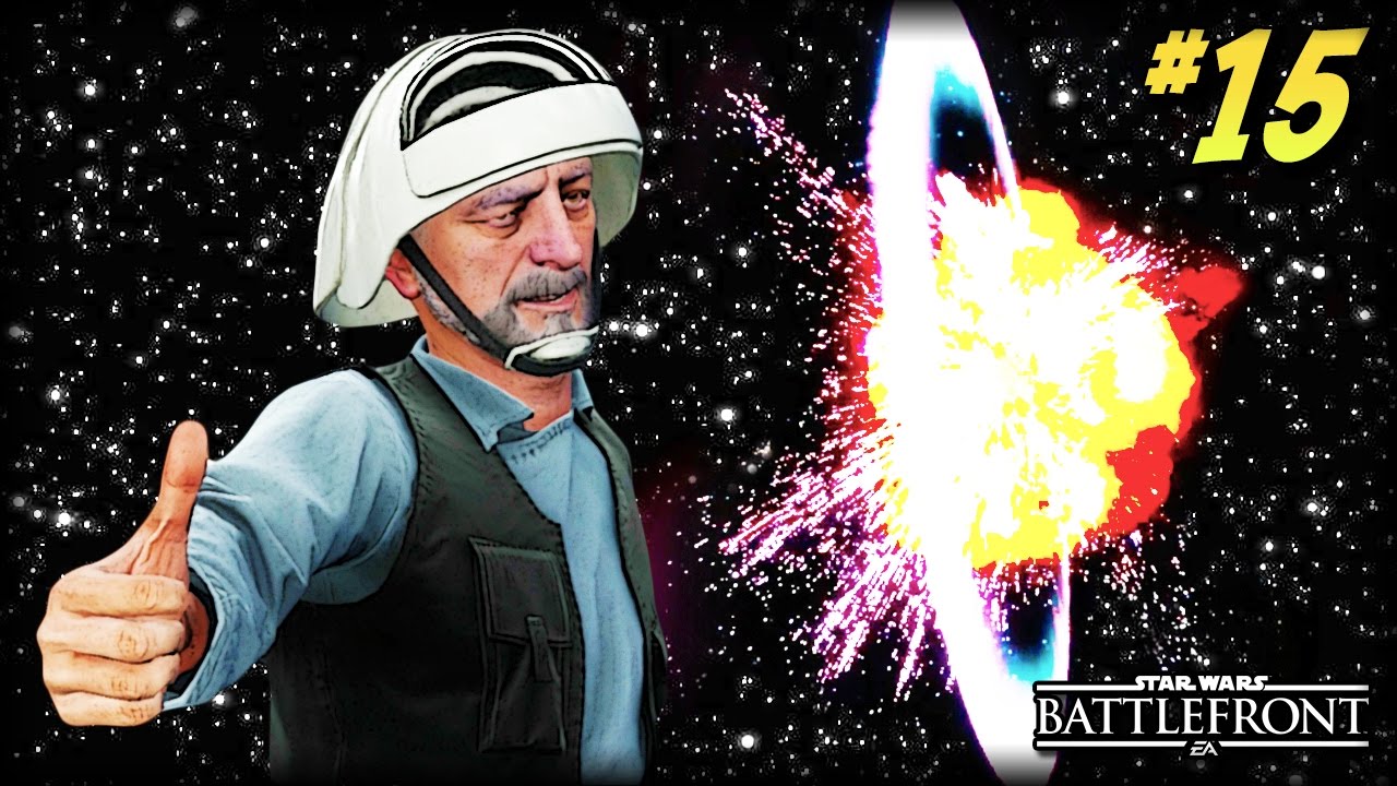 The Unfortunate Moments of STAR WARS Battlefront #15 (Death Star! Flying Fails, Random Moments!)