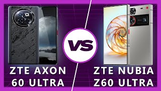 ZTE Axon 60 Ultra vs ZTE nubia Z60 Ultra: Which ZTE Flagship Reigns Supreme in 2024?