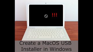 Creating a MacOS USB Installer using Windows - Solving the circle boot symbol