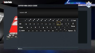 NBA 2K22 MyTEAM Consumables/Tokens Locker Code