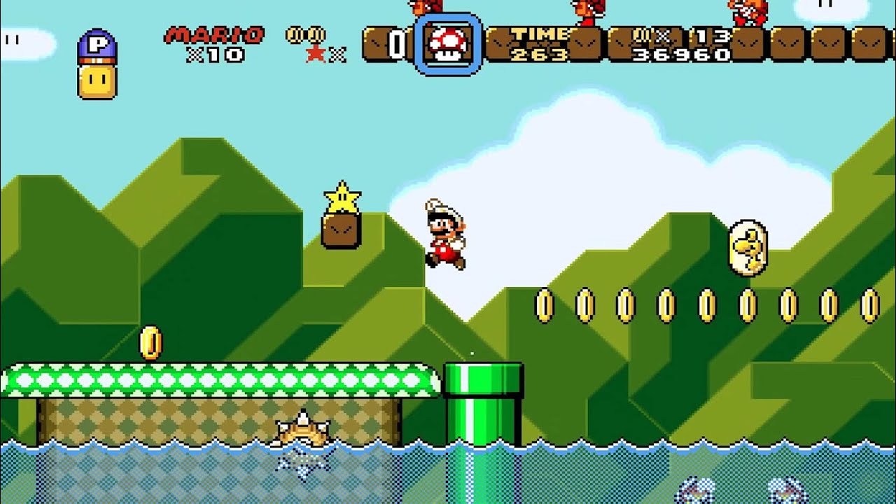 Jogando Super Mario World no XBOX 360 na TV Antiga [ MUITA EMOÇÃO ] 