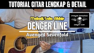 Tutorial Melodi/Solo Akhir Danger Line - Avenged Sevenfold With Acoustic Guitar