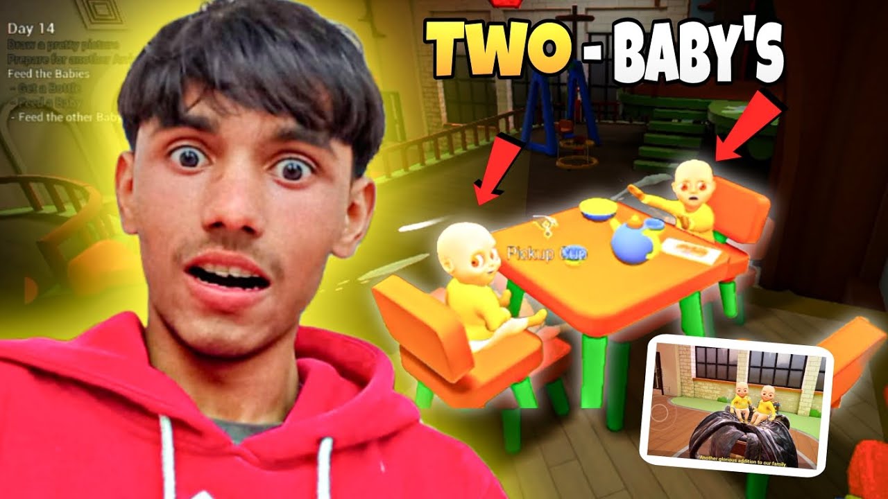 The baby in yellow 🤨 Loyalty Crown childcare 😱 horror gameplay 😨