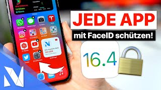 JEDE App mit FaceID, TouchID & Passwort schützen (NEUE Methode 2023) 🔐 | Nils-Hendrik Welk screenshot 3