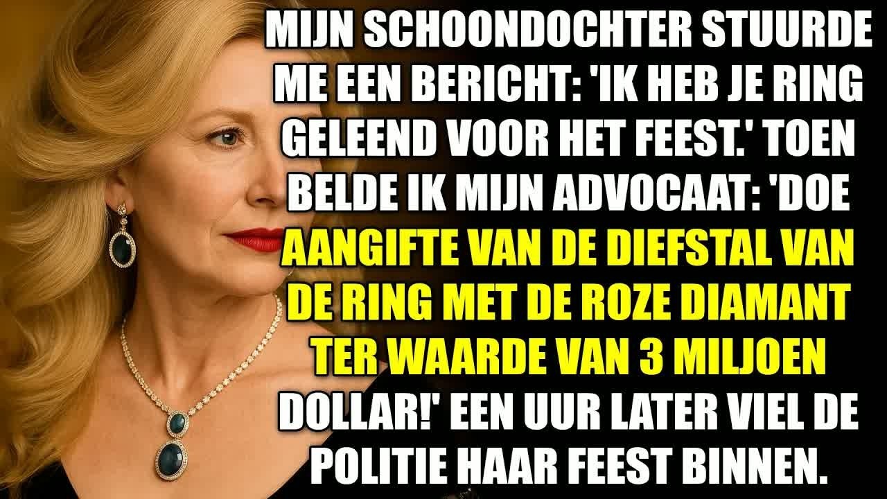 Cynthia had me tien jaar lang behandeld als vuil. Ze noemde me nooit bij mijn naam, alleen "die oude vrouw" die haar koffie moest zetten. Toen ik haar appje zag over "mijn oude ring", glimlachte...