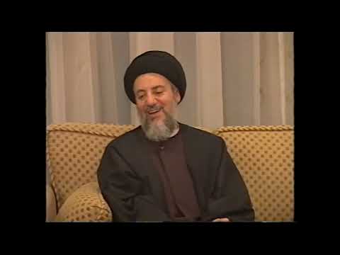 لقاء السيد محمد باقر الحكيم رحمه الله في الكويت ديوانية زيد الكاظمي في العقد التسعيني