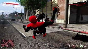 Spiderman script mod mixed with Harry Potter script mod (GTA 5)