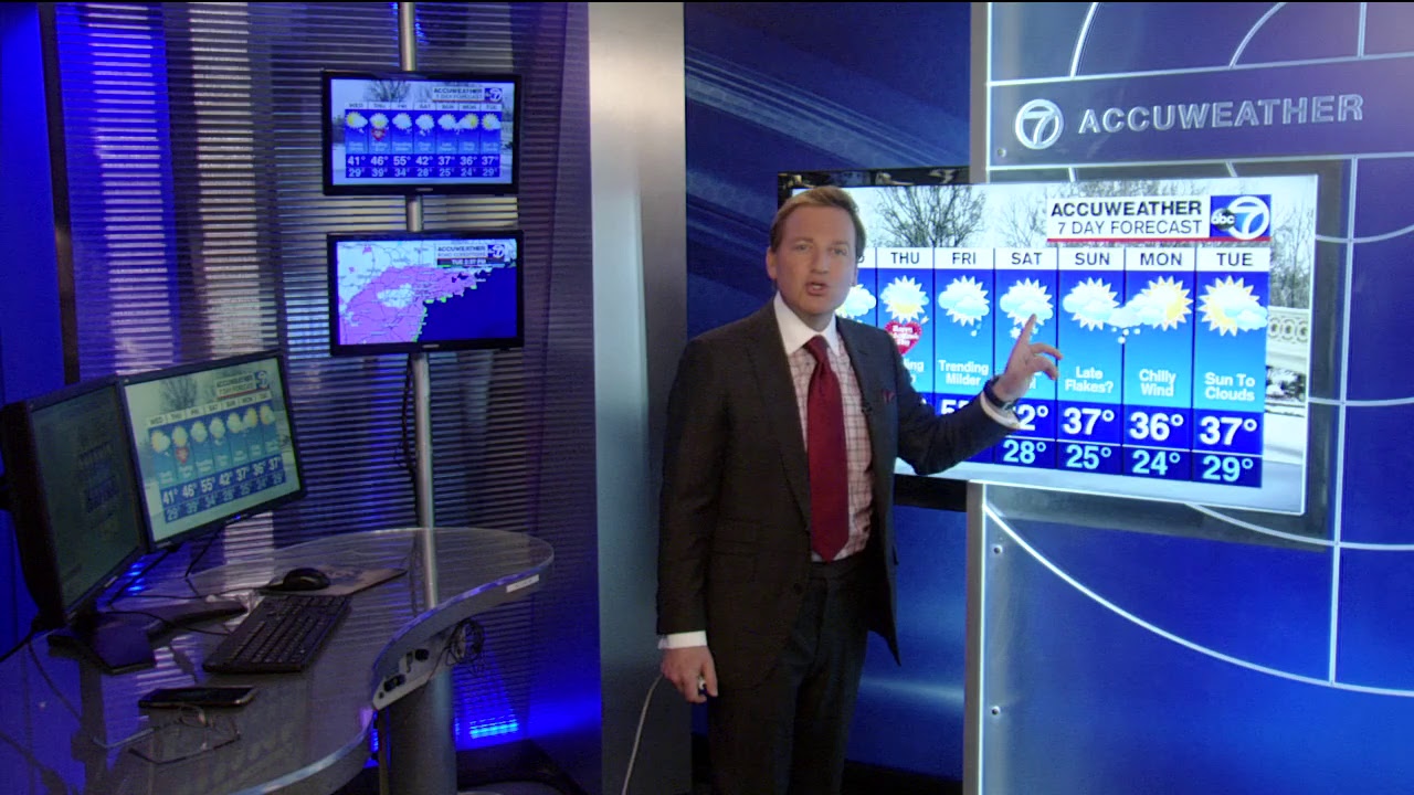 Meterologist Lee Goldberg's updated winter storm track YouTube