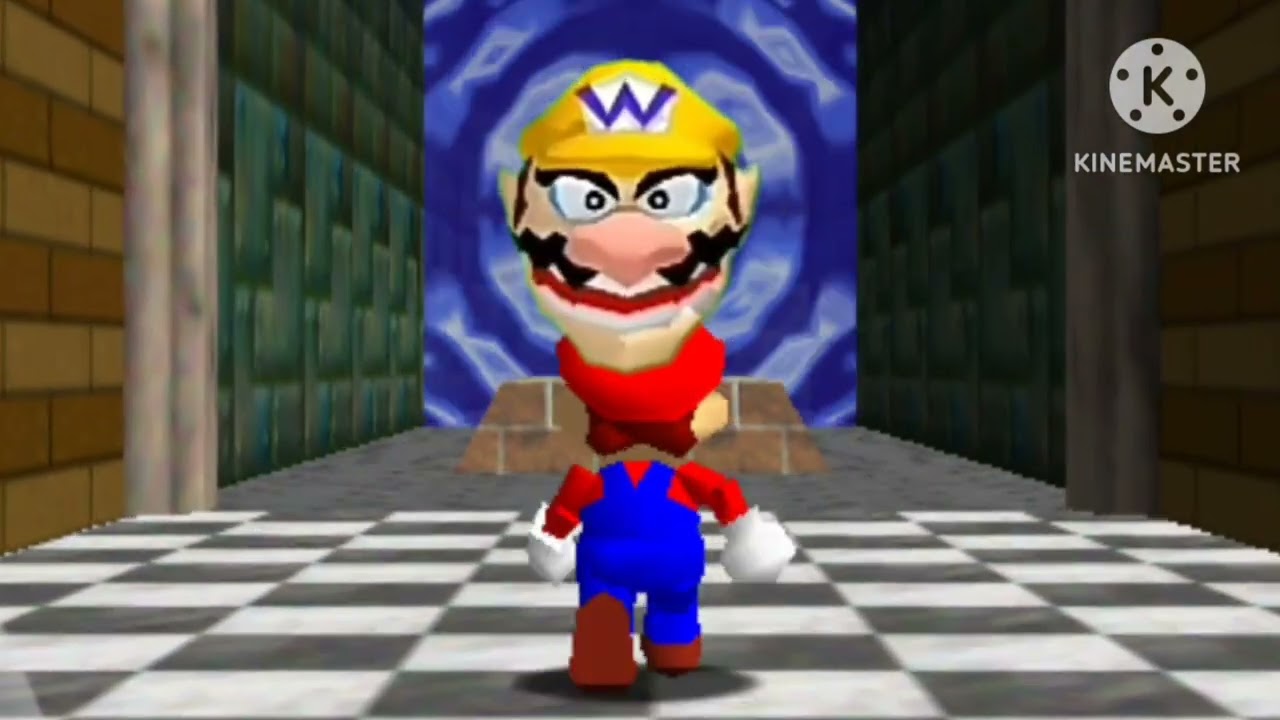 Sm64 bloopers wario apparition 