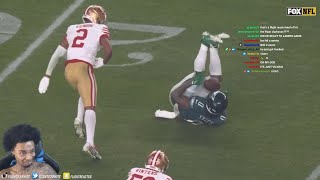 FlightReacts 49ers vs. Eagles 2023 Week 13 Highlights