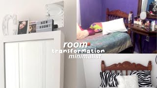 Rehaciendo mi habitación minimalista / EXTREME room transformation