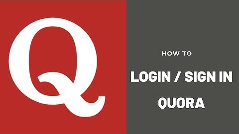 How To Login Quora Account | Sign In Quora
