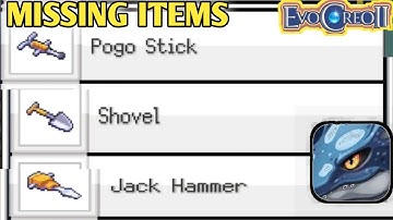 Hidden Ability Items Pogo Stick(Hop), Jackhammer(Smash), Shovel(Dig)/ Evocreo 2/ New Game