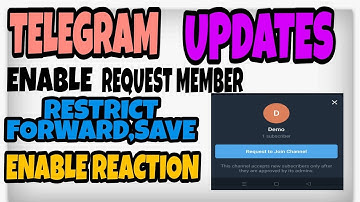HOW TO ENABLE JOIN REQUEST IN TELEGRAM ll JOIN REQUEST KAISE ENABLE KARE TELEGRAM CHANNEL PR  ll
