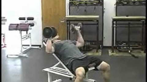 Dumbbell Incline Press Isometric
