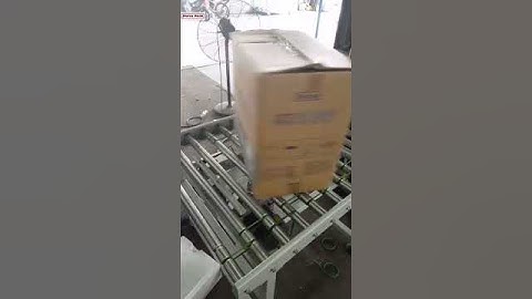 Automatic carton box 180 degree direction moving conveyor customized box corrector conveyor