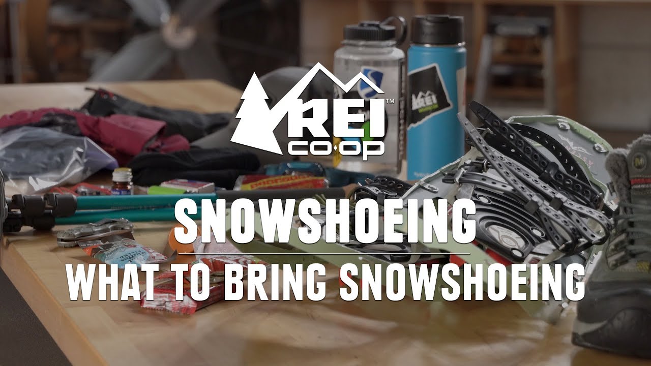 ⁣What to Bring Snowshoeing || REI