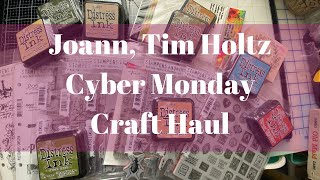 Joann, Tim Holtz Craft Haul stamps and Distress inks - Junk Journal