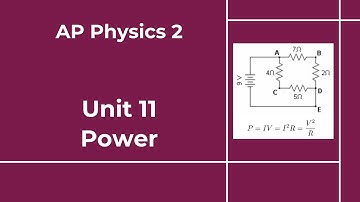 AP Physics 2 - Unit 11 - Lesson 6 - Power