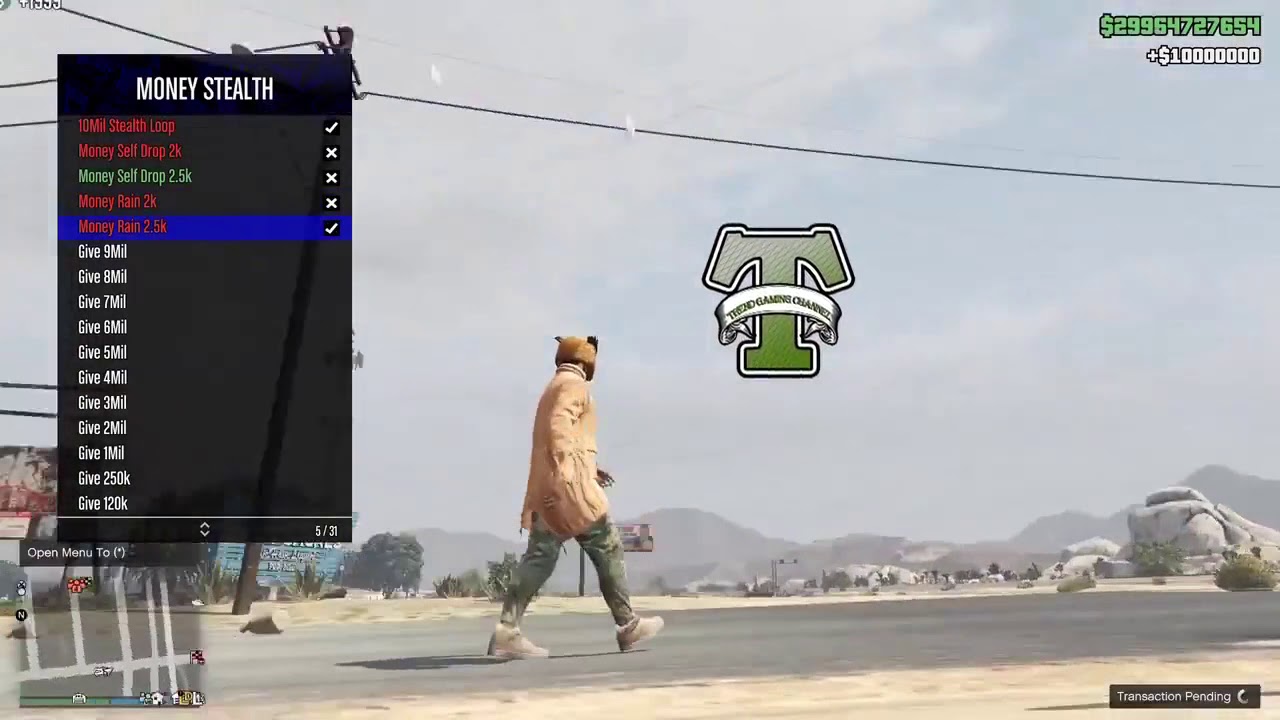 GTA 5 Online 1.43 PC Superiority Menu w Stealth Money (FREE DOWNLOAD)