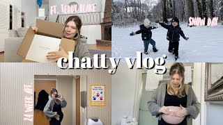 chatty vlog: snow day, 24 week OB apt, pregnancy update, Teddy Blake unboxing and MORE! by Jen Stone 1,530 views 3 months ago 19 minutes