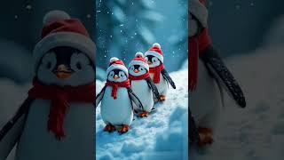 Download Lagu Three Santa Penguins Waddle Through the Snow – Christmas Mischief! MP3