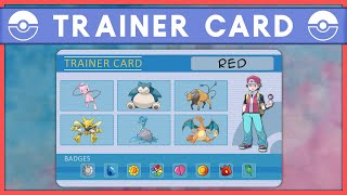 TRAINER CARD | POKEMON PHOTOSHOP TUTORIAL TEMPLATE