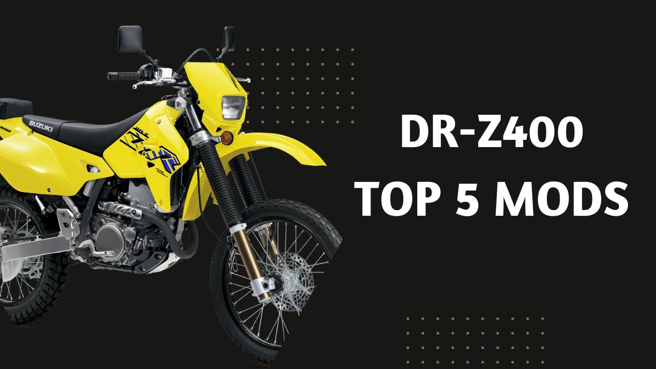 5 основных модов для DRZ400 (дешевых и простых)