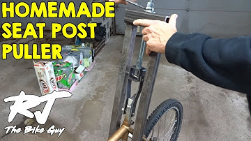 Removing Stuck Seatpost With Homemade Seatpost Puller Tool - Test 2 - Success!!!