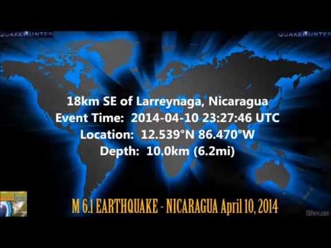 M 6.1 EARTHQUAKE - NICARAGUA April 10, 2014