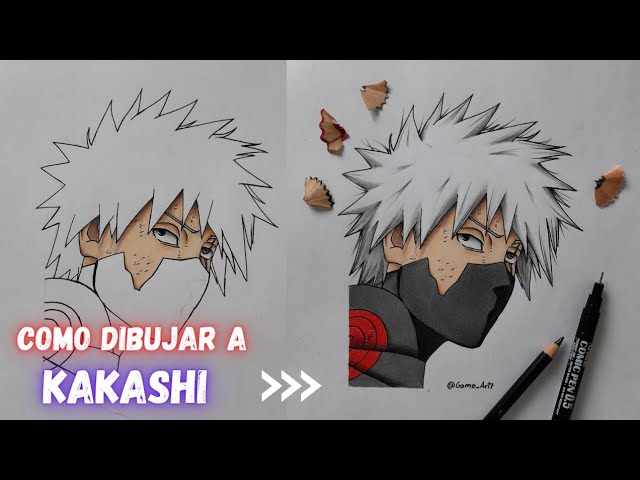 Como Dibujar a KAKASHI Paso a Paso | How to draw Kakashi - Naruto - thptnganamst.edu.vn
