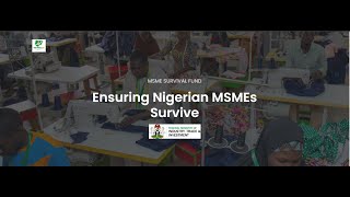 MSME Survival Fund - Application NOW OPEN