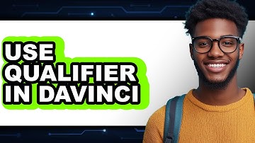 How to Use Qualifier in DaVinci - Full Guide