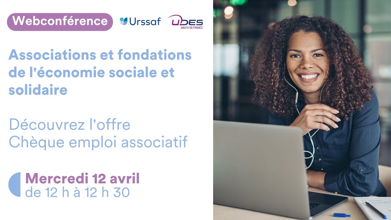Webconférence UDES et Urssaf : découvrez le Chèque emploi associatif