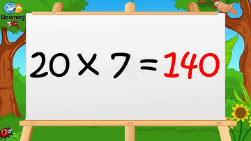 Learn Multiplication Table of Twenty 20 x 1 = 20 - 20 Times Tables | E- learning Studio
