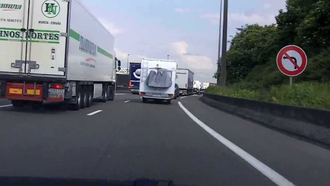 Lille, France - by autoroute