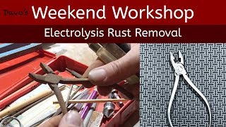 Restoring Rusty Tools with Electrolysis